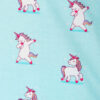 Dabbing Unicorn Pajama Set Print Close up Image