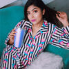 Piglet in a Cup Pajama Set Model Image